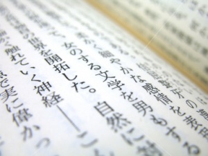 Página en japonés